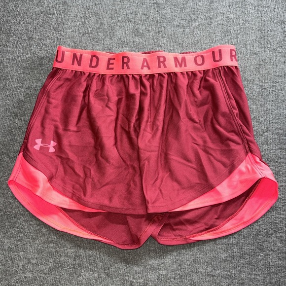 Under Armour Women's Play Up 3.0 Shorts Size XS Red NWT - Picture 1 of 8